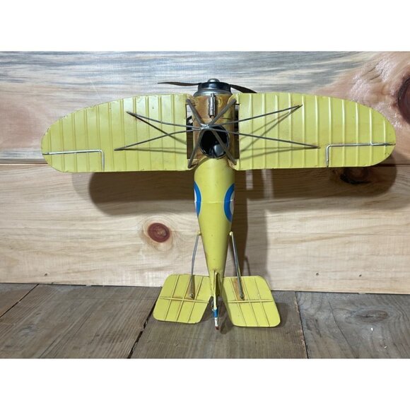 VINTAGE Metal ROYAL AIR FORCE Model AIRPLANE Collectable Decorative Toy  - Picture 7 of 8